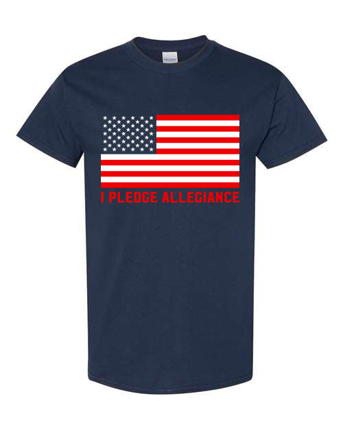 I Pledge Allegiance / American Flag T-Shirt