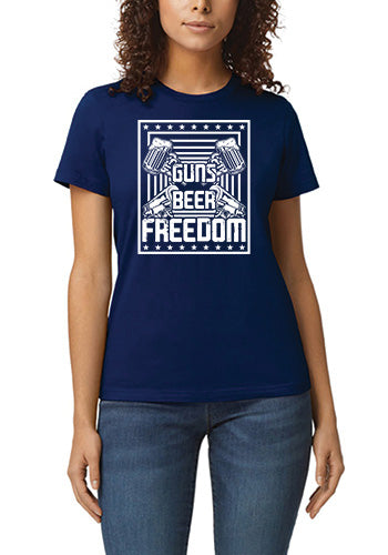 Guns - Beer - Freedom T-Shirt