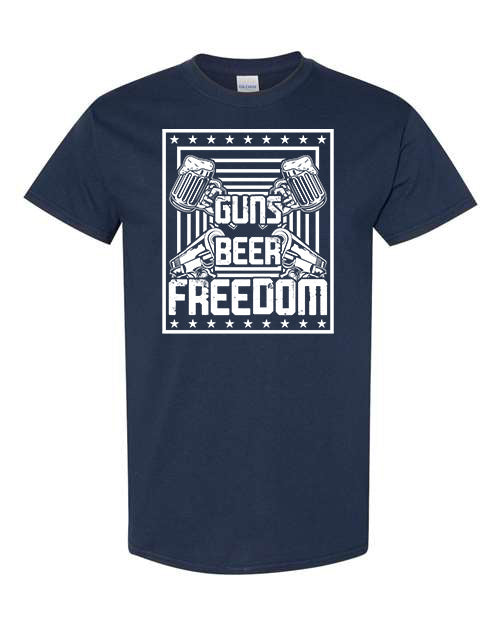 Guns - Beer - Freedom T-Shirt