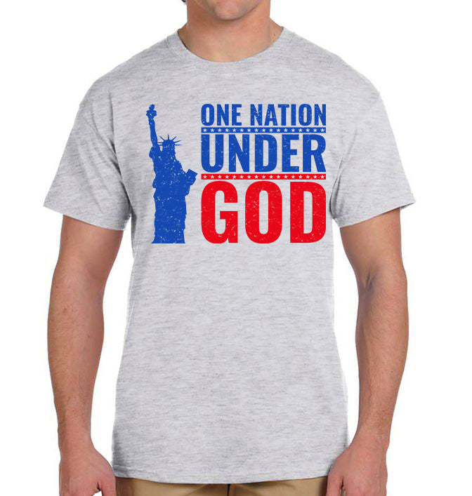 One Nation Under God w/ Lady Liberty T-Shirt