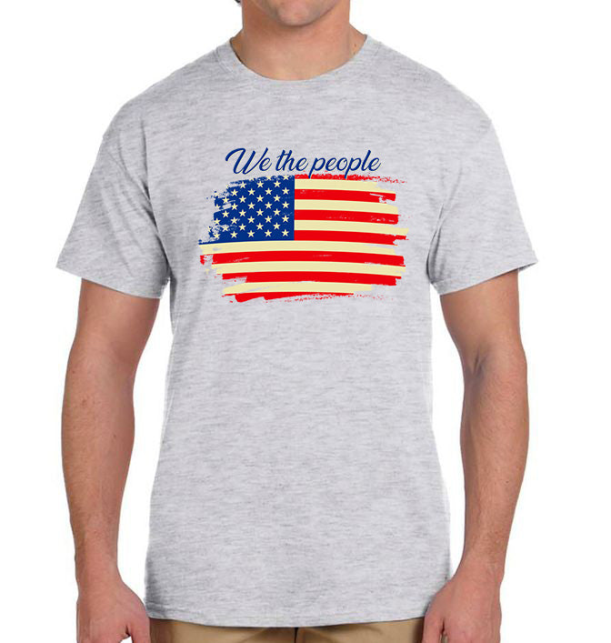 We the People - w/ American Flag T-Shirt