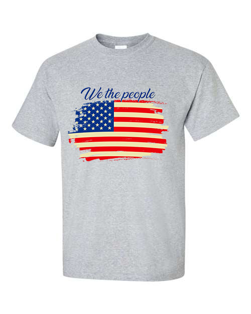 We the People - w/ American Flag T-Shirt