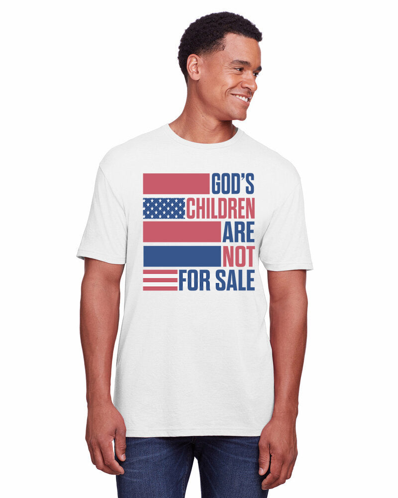 God's Children are not for Sale - Red, White and Blue T-Shirt